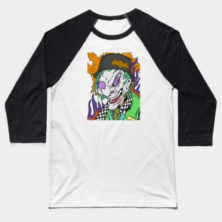 Dope sneaky monster portrait illustration Baseball T-Shirt